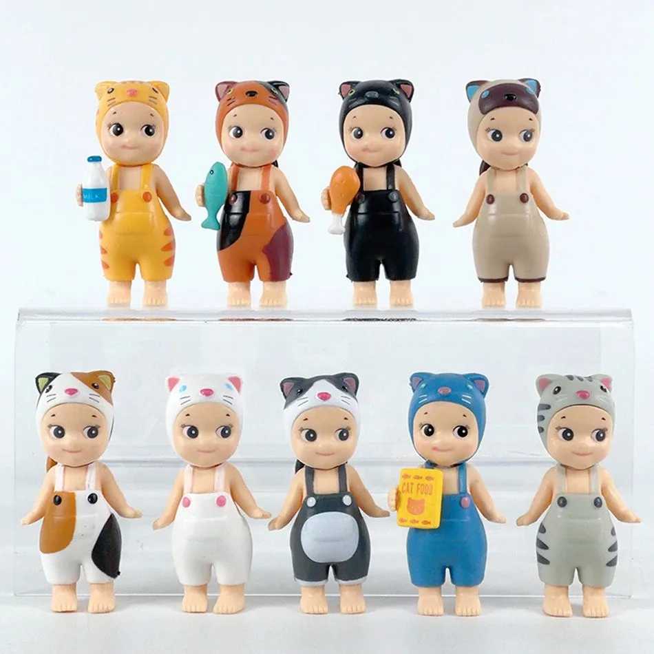 -Sonnny Angel 20th Anniversary Hippers Blind Box Animal Cat Life Series Anime Figures Ornaments Dolls Fans Toy Set For Kids Gift C251110