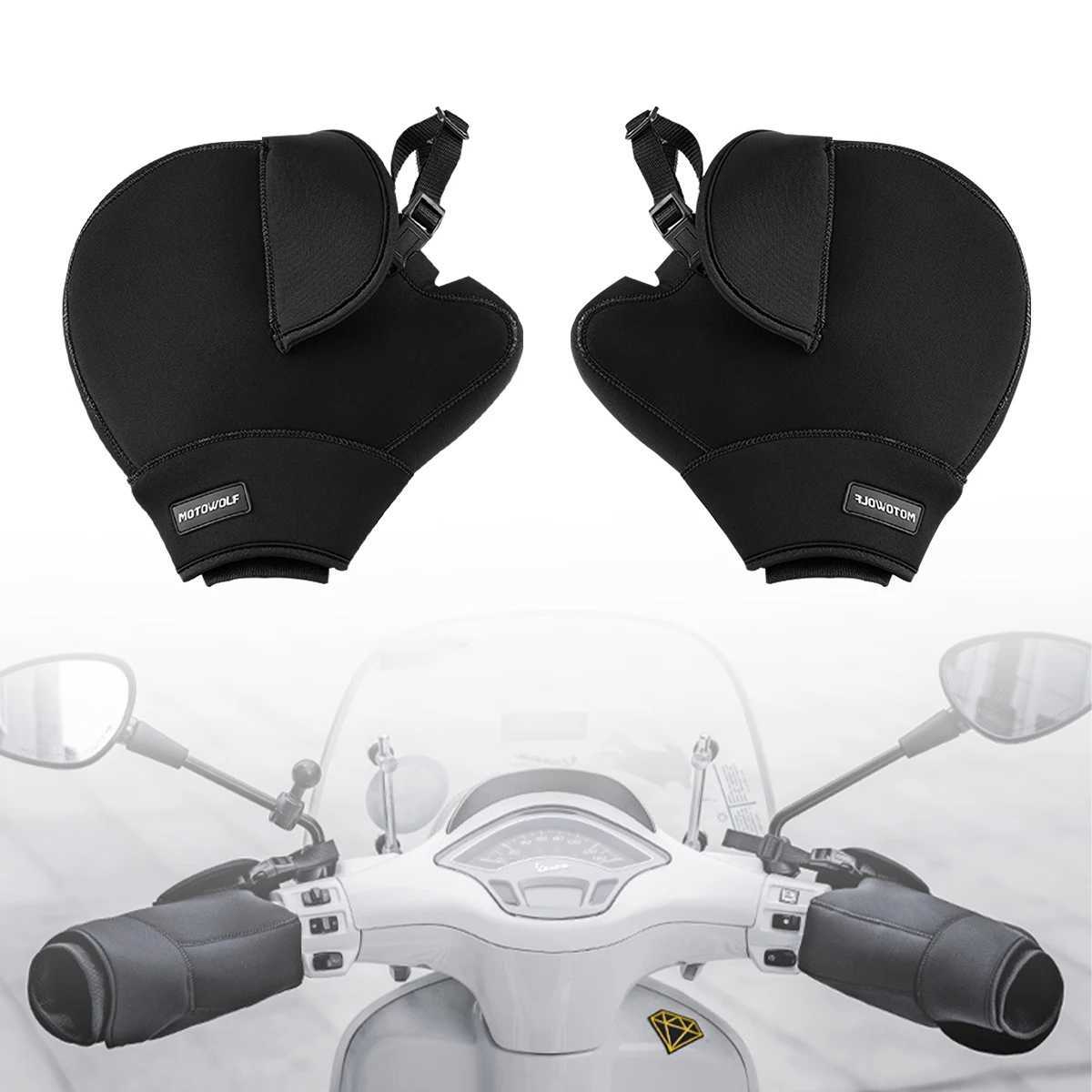 Winter Motorcycle Handlebar Gloves Motorcycle Gloves Waterproof Windproof Warm Covers For Motorcycle Scooter Accessories S25118