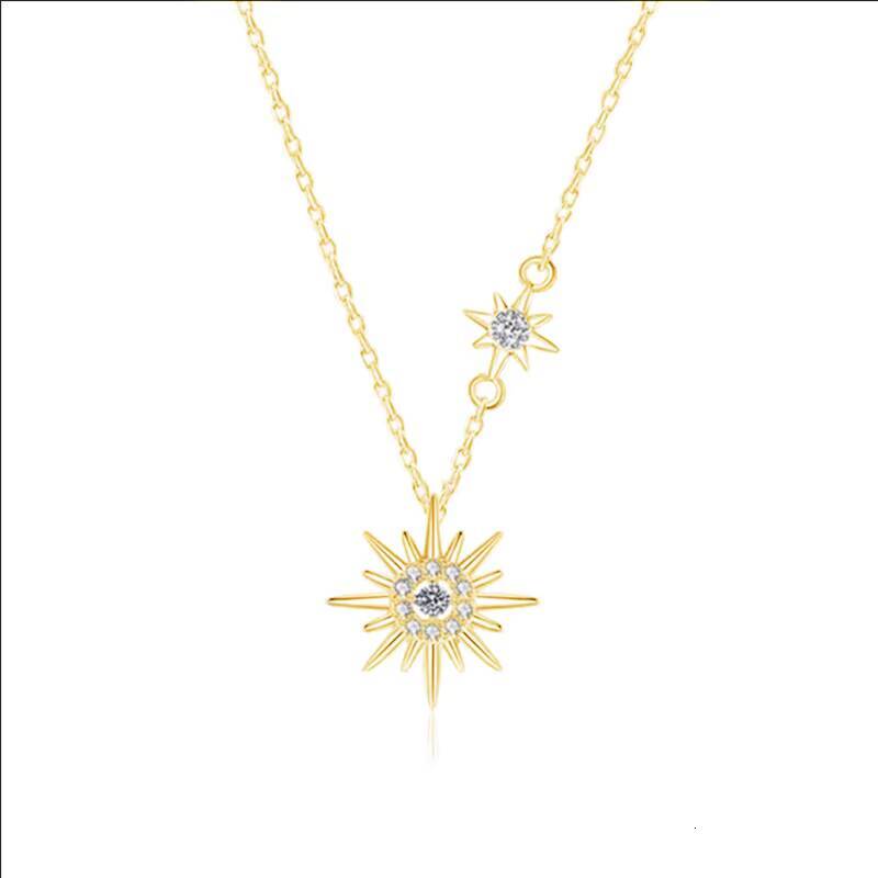Fine Jewelry S925 Sterling Silver Diamond Moissanite Necklace for Women