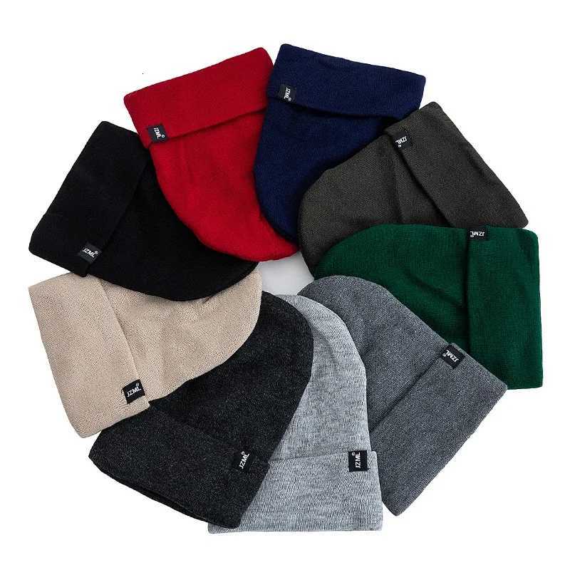 Hot Sale Letter Plush Satin Lined Anti-Static Beanie Hat AutumnWinter Hats For Men And Women Outdoor Knitted HatsXJ251110
