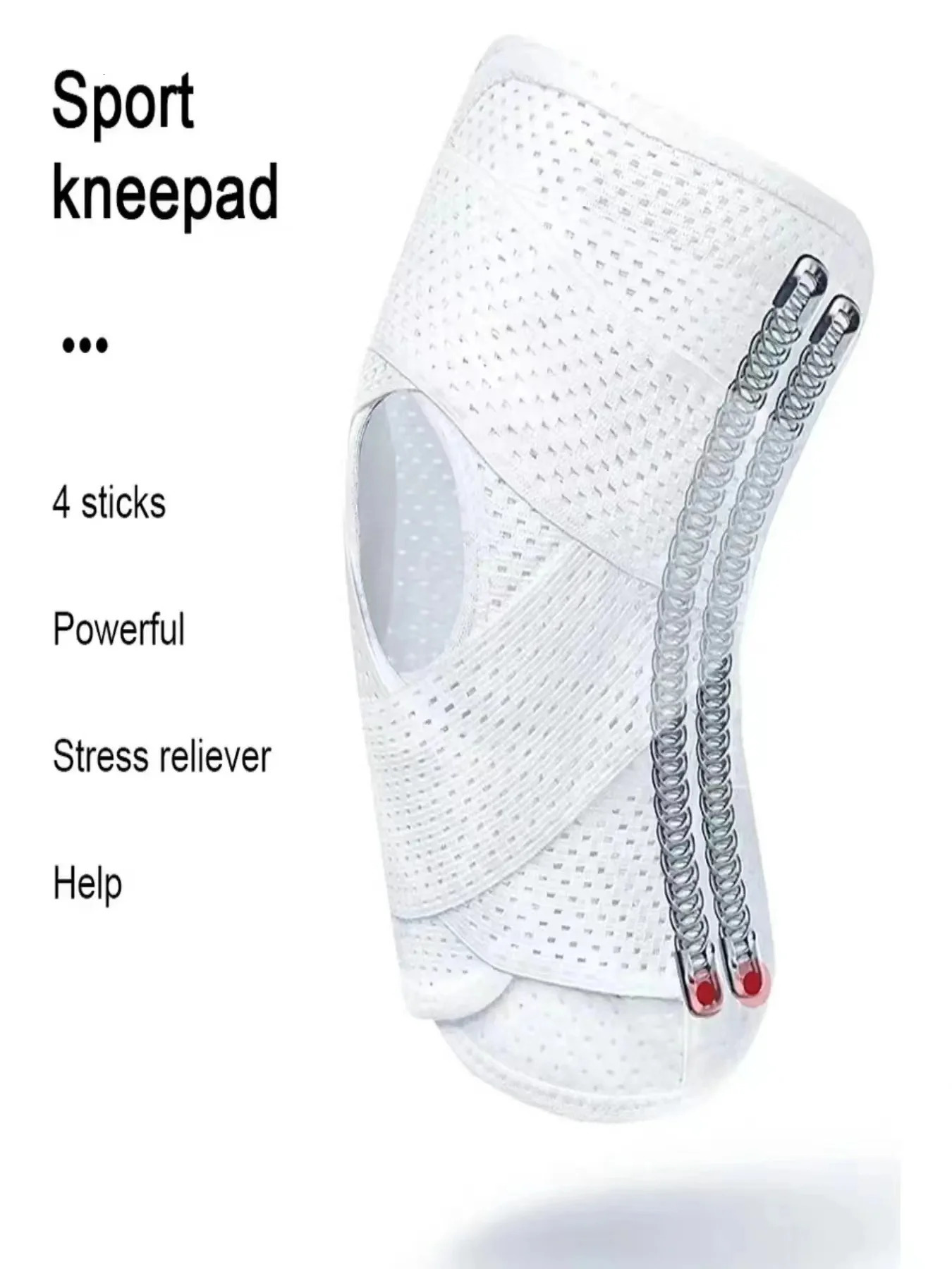 Eighth generation meniscus professional knee pads with three layers of silicone pads for knee fixation and tear rehabilitation 250410