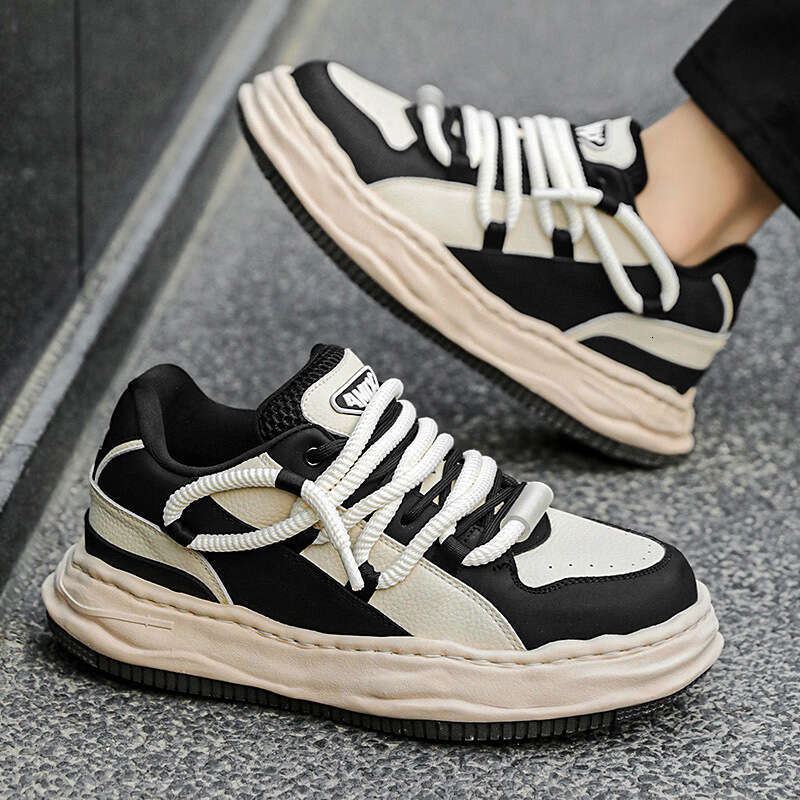 Unique Designer Sneakers INS National Trend Versatile Dissolving Men Thick Sole Stylish Fashion Casual Sports Shoes