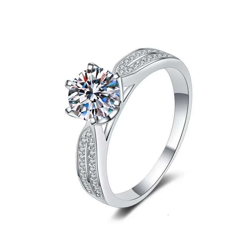 IGI Real CVD HPHT Lab Grown Diamond Rings 3.5ct Queen of Stars Diamond Halo Engagement Rings for Women Girls Promise Gift