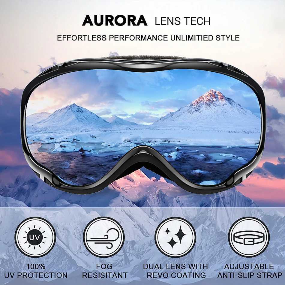 MAXJULI Ski Googles UV Protection Anti-Fog Snow Goggles for Men Women Youth M1 K251110