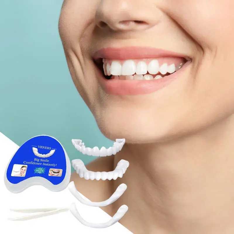 Temporary denture veneers upper and lower brackets push notifications single plate buckle denture kits denture covers M250410