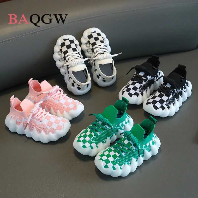 Luxury Boys Sneakers Children Casual Shoes 2024 Fashion Kids Mesh Girls Sport Running Shoes Toddler Baby Loafers W251110