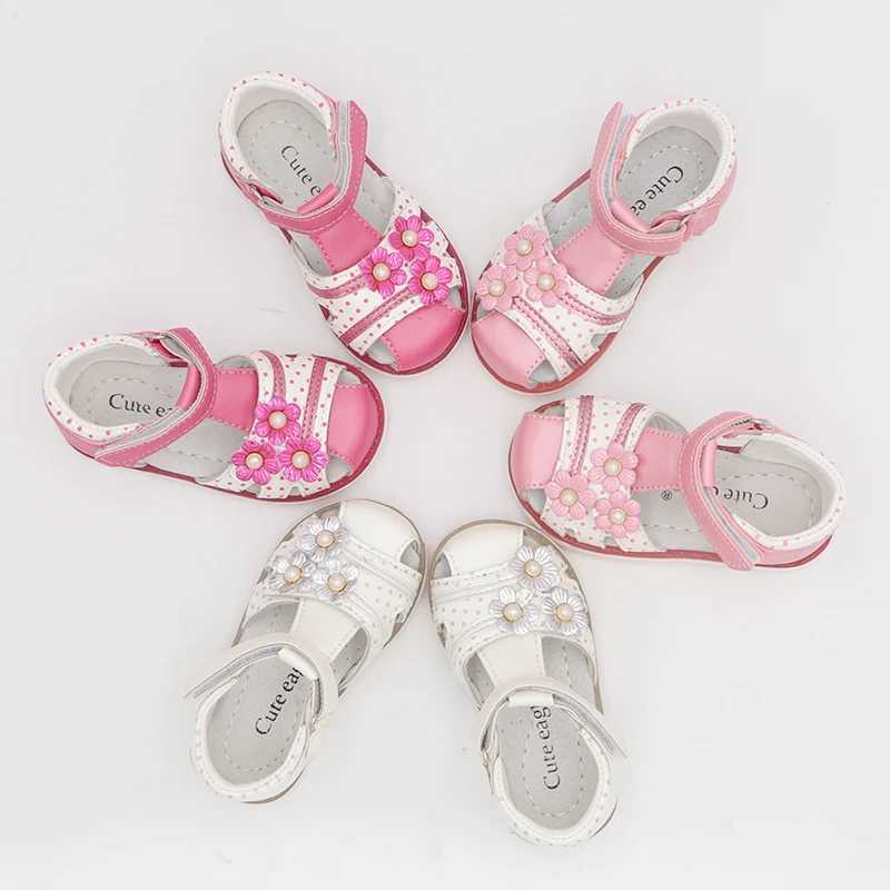 Cute Eagle Summer Girls Sandals Pu Leather Childrens Shoes Closed Toe Baby Girls Shoes Orthopedic Sandals Size 21-26 New 2020 Z250410