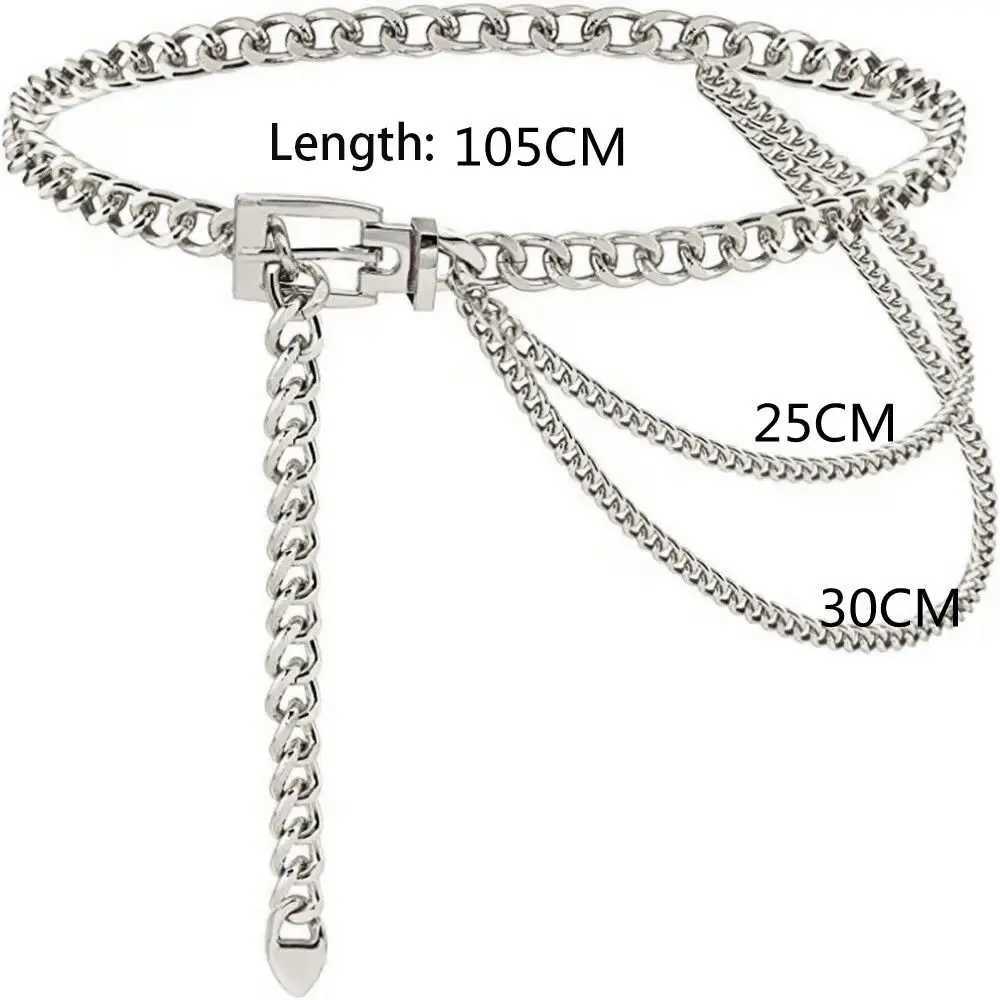 Wenpunk Chain Alloy Belly Chain Sexy Moon Mtilayer Waist Chain Belt Body Jewelry Stainless Steel Chain Belt X250410