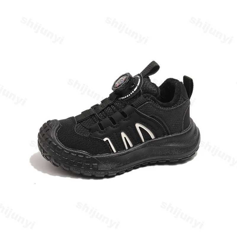 Childrens Casual Cotton Shoes 2025 Autumn Winter New Boys Girls Retro Sports Shoes Kids Non-Slip Warm Plush Fashion SneakersT251110