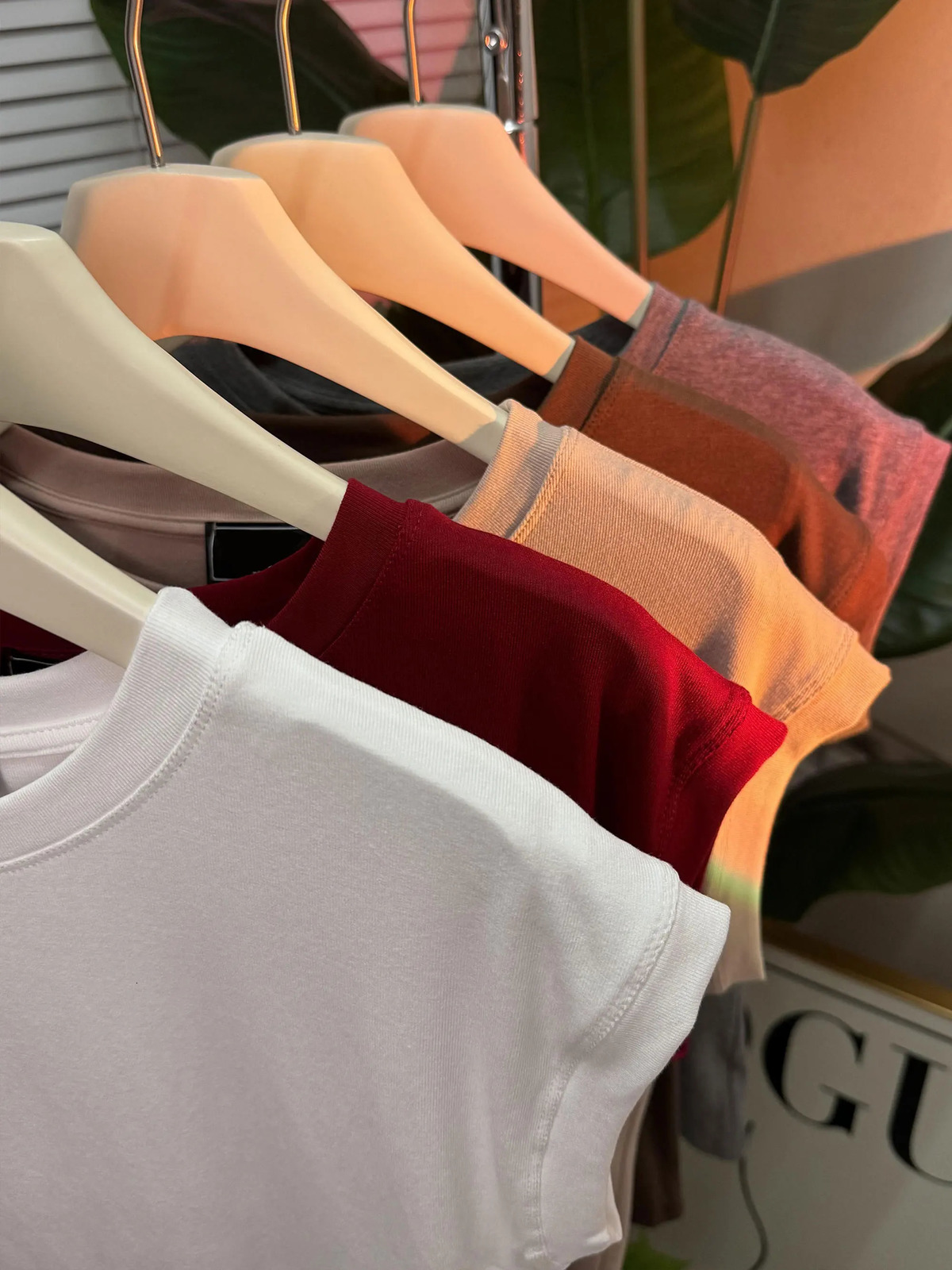 Raglan sleeves summer short sleeved T-shirt round neck red elastic oversized Korean fashion womens top 250410