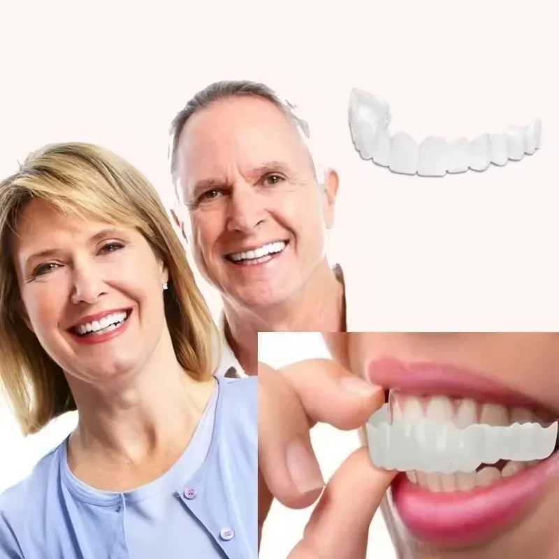 New Arrival Perfect and bright veneers for upper and lower dentures comfortable fit and flexible teeth support for whitening Z250410