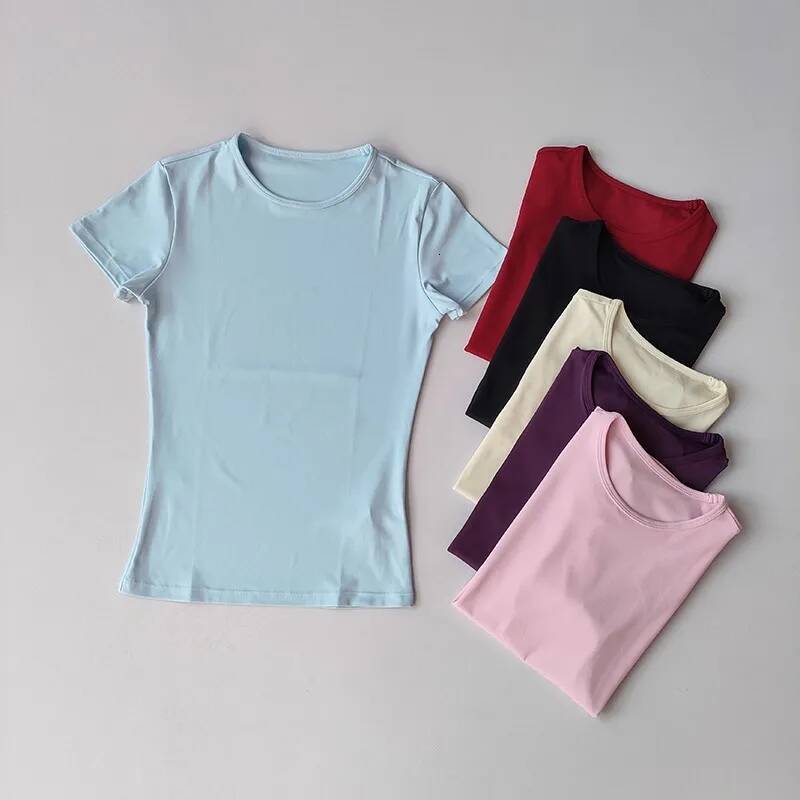 Women's Outdoor Sports Shirt Yoga Wear Fitness Quick Dry Running T-Shirt Workout Top Female Sportswear Exercise Clothing