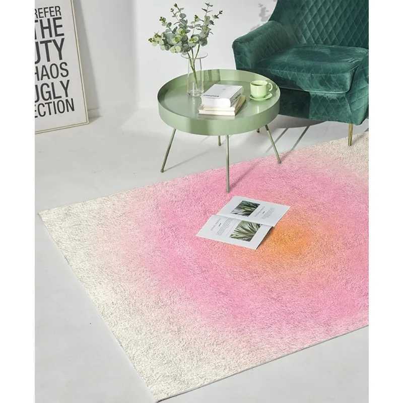 Soft Pink Minimst Carpet Funky Modern Danish Pastel Decor Rug Bedroom Living Room Rug Modern Y2K Rug Plush Trendy Accent Rug Y251110