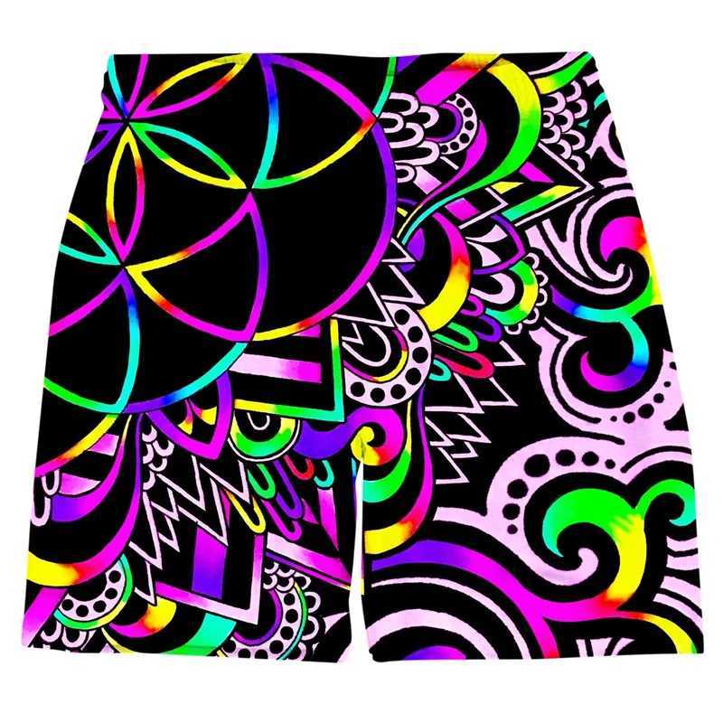 3D printed ethnic style pattern beach shorts for men casual and fashionable Hawaiian holiday shorts cool mens quick drying pants X250410