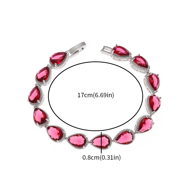 Sophisticated Rainbow Gem Beaded Bangle for Her