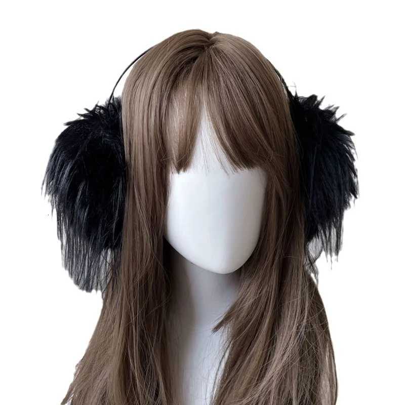Long Hair Plush Warm Earmuffs Womens Hair Band Ear Protectors Ear Bags Cycling Cold Proof Fluffy Winter Ear Warmers W251110