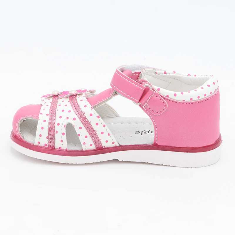 Cute Eagle Summer Girls Sandals Pu Leather Childrens Shoes Closed Toe Baby Girls Shoes Orthopedic Sandals Size 21-26 New 2020 Z250410