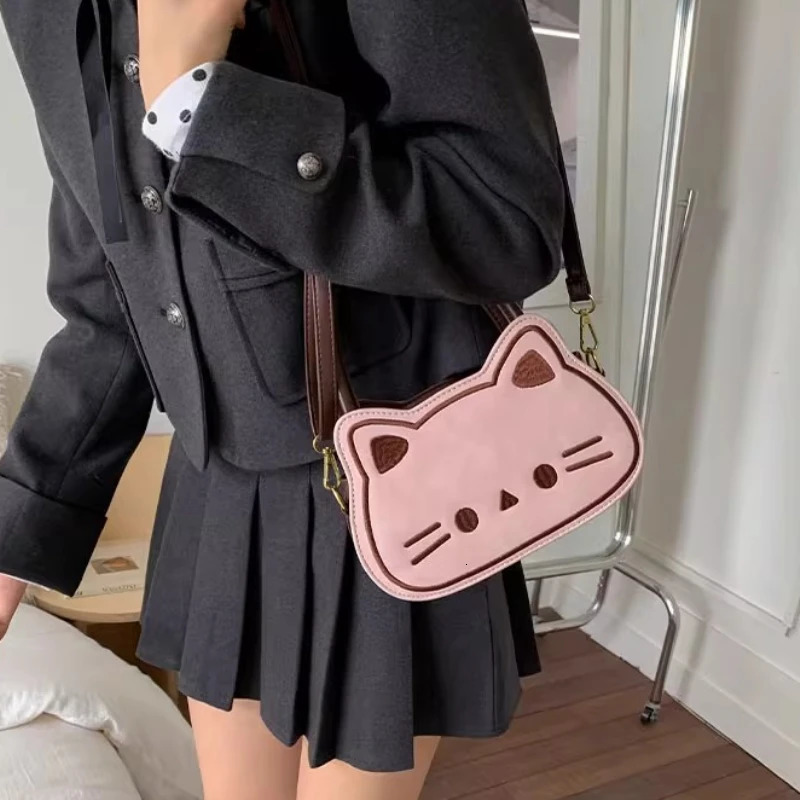 2025 New Girls Kawaii Cute Mini Handbags Vintage All Match Y2k Aesthetic Shoulder Bag Japanese Women Fashion Chic Crossbody Bags R251110