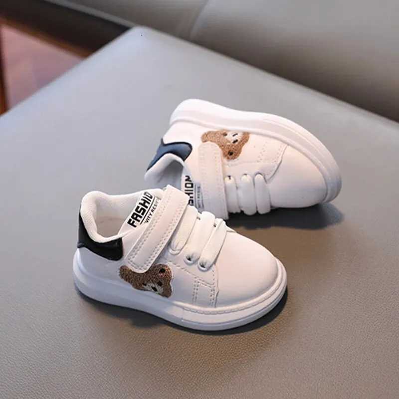 Childrens Sports Toddler Shoes White Shoes For Boys And Girls Spring And Autumn Casual Waterproof Anti-Slip Shoes Soft BottoT251110