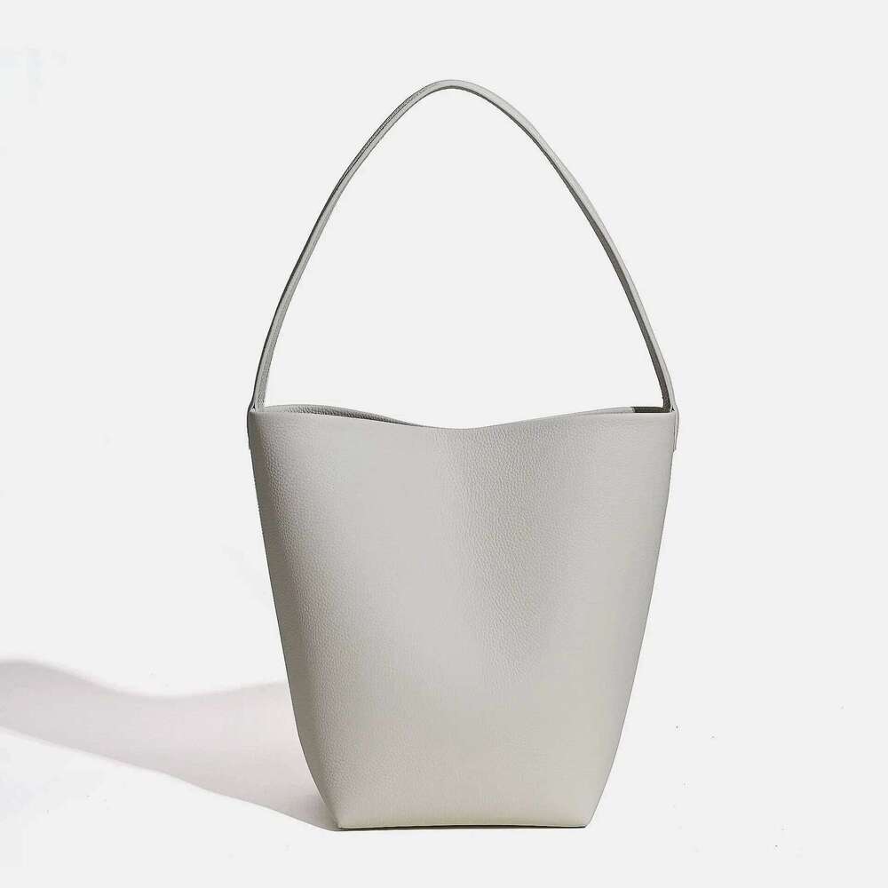 Mendy Bucket Tote Large Women Minimalist Big Cowskin Shoulder Shopper Bag High Quality Cowhide Leather Handbag Designer