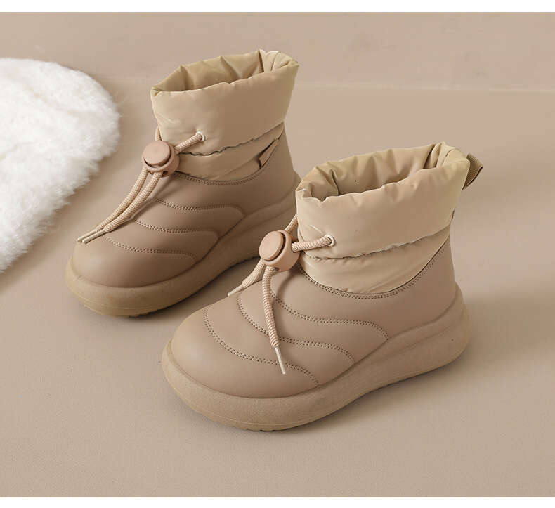 28121 Big Toe 2025 Women's Northeast Anti-Slip Cold-Proof Warm Fashion Thick-Soled Outdoor Hiking Snow Boots