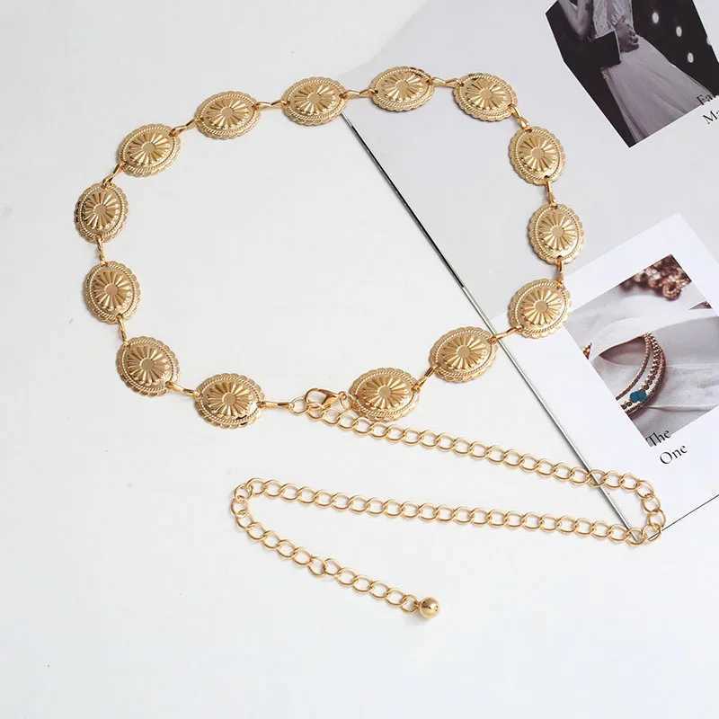 New waist chain dress set accessories with chain retro fashion version chain belt Wen Exquisite clothing accessories X250410