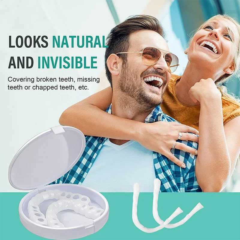 New Arrival Adjustable braces perfectly fit teeth whitening buckles silicone portable braces decorative gaps smile stickers Z250410