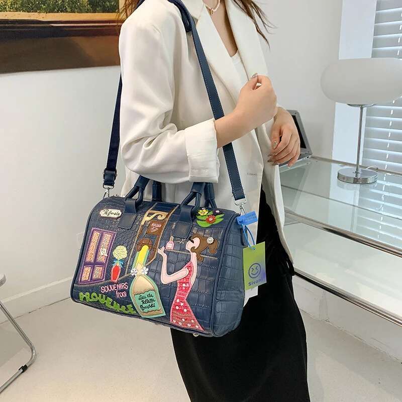 Pu Leather Women Handbags High Quality Ladies Shoulder Travel Bag Casual Large Capacity Female Messenger Crossbody Bags