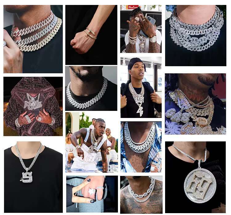 Pass test Custom Vvs Moissanite Hip Hop Pendant lion Head Pendant 925 Sterling Silver Pendant Jewelry