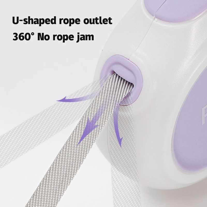 Automatic Retractable Dog Leash 3M/5M Extendable Rope For Outdoor Travel Walking Hiking Small Dogs Traction Rope Cat Lead J251110