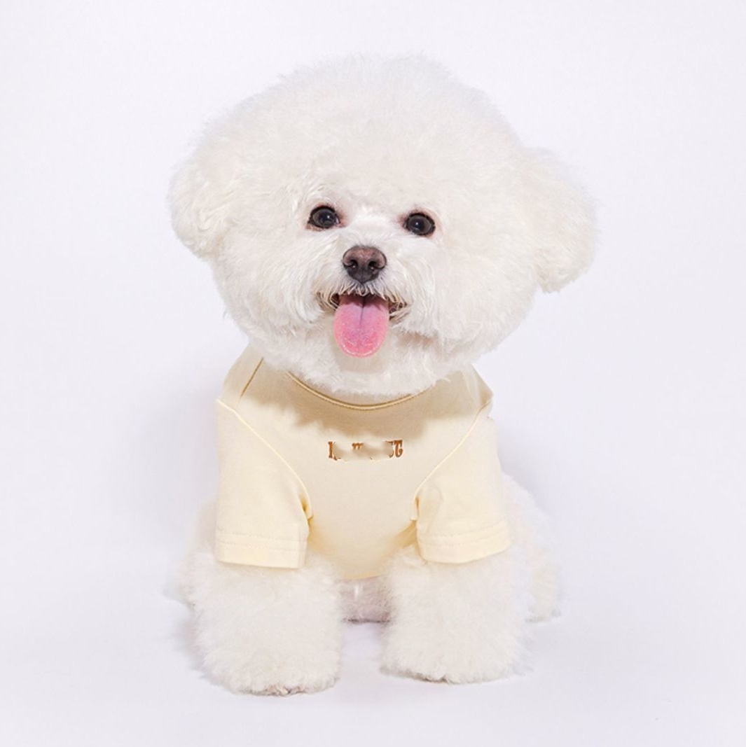 Fashionable Letter & Animal Print Pet Clothes, Soft & Skin-Friendly Fabric, Multiple Sizes for Dogs & Cats, Cute Back Animal Patterns, Stylish Outfit 