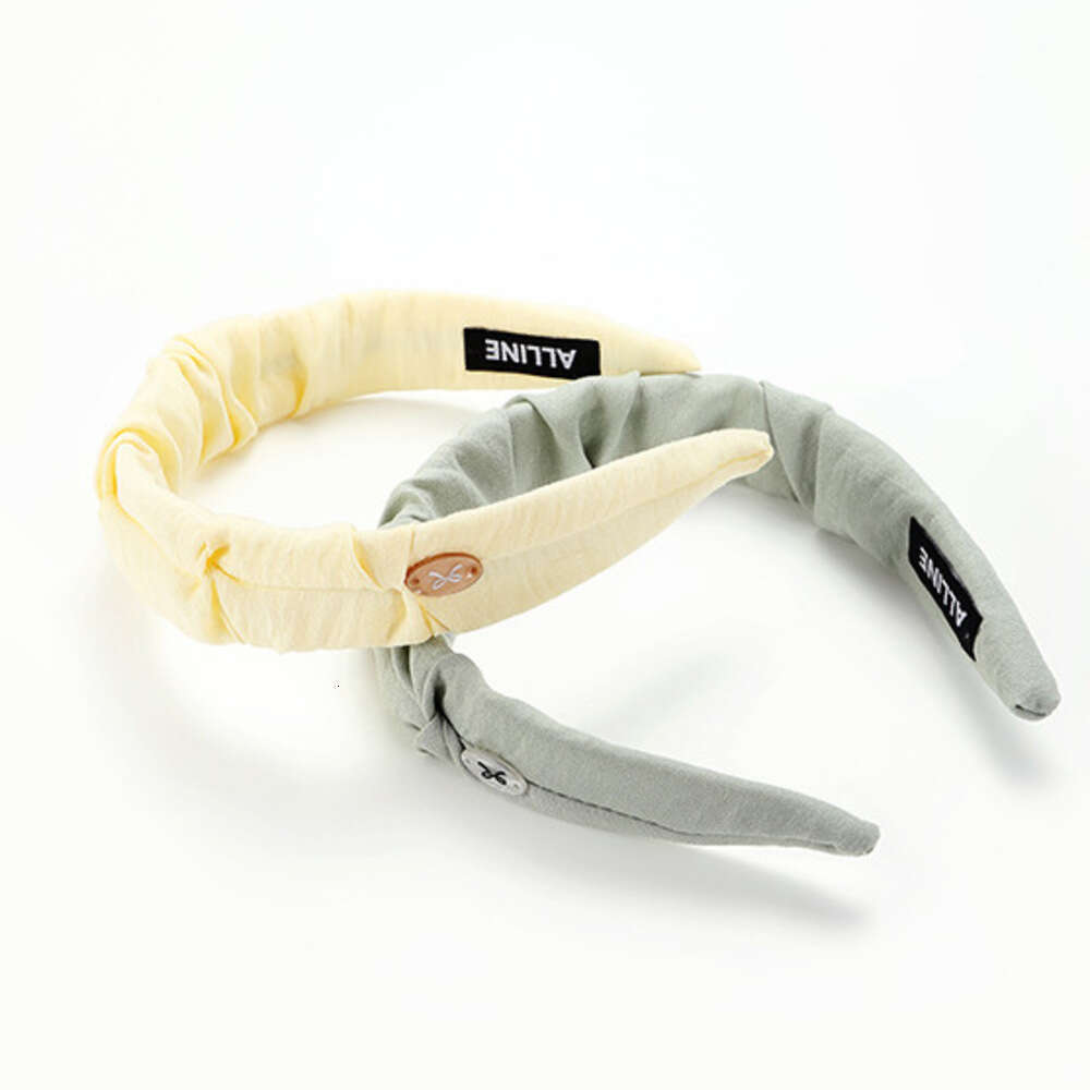 Simple Solid Color Classic Sweet Bow Hairband for Women 2025 New Korean Style Spring Elegant Versatile Hair Accessory Headband