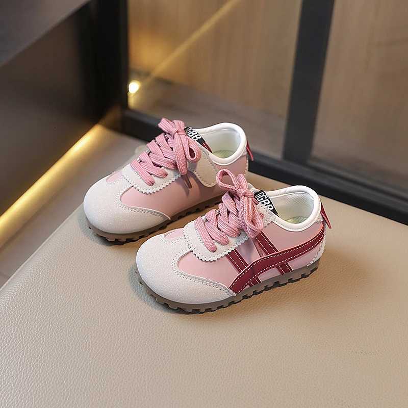 Childrens Sneakers Size 22-31 Brown Breathable Boys Girls Casual Shoes Four Seasons Models Pink Soft Non-slip Kids Gump ShoesT251110