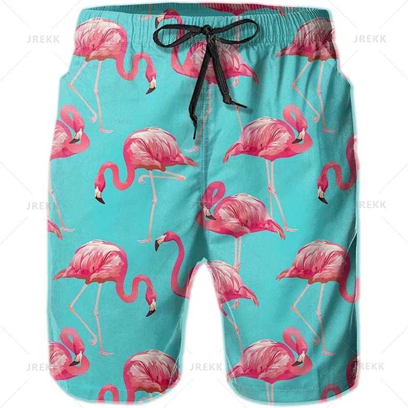 Summer Kawaii 3D Cute Animal Printed Beach Shorts for Women Fun Street Clothing Board Shorts for Men Cute Style Graphic Swimming RodW250410