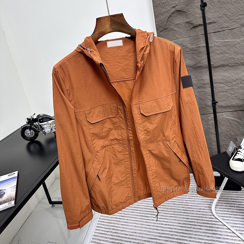 Stone Jacket Men Spring Autumn Windrunner Islandas Jacket Thin Jacket Coat Stones Men Sports Windbreaker Topstoney Zip Up Jacket Compass Company Jacket 189