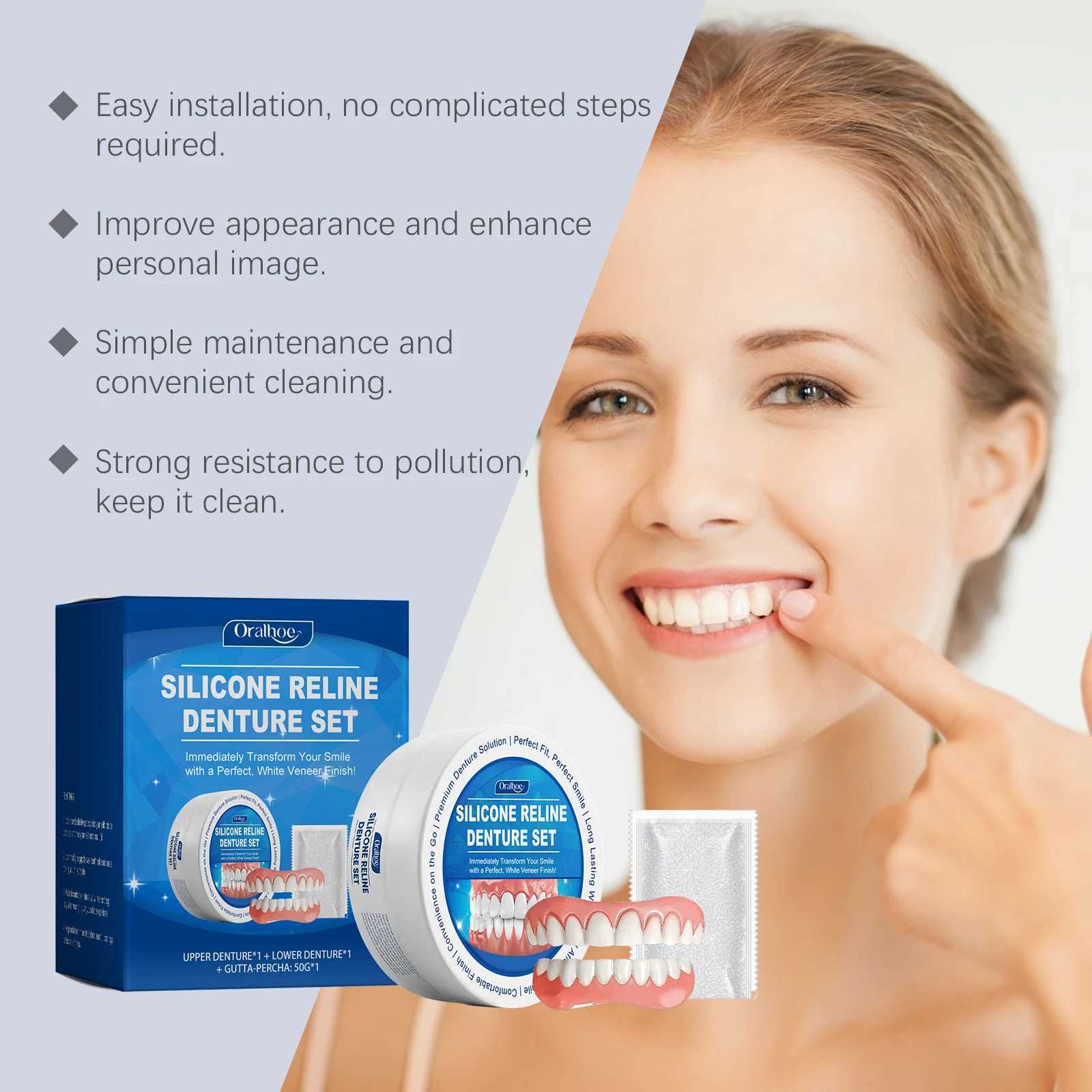 New Arrival Silicone dental kit with silicone material that fits snugly and perfectly into the oral cavity free from harmful substances and not e Z250