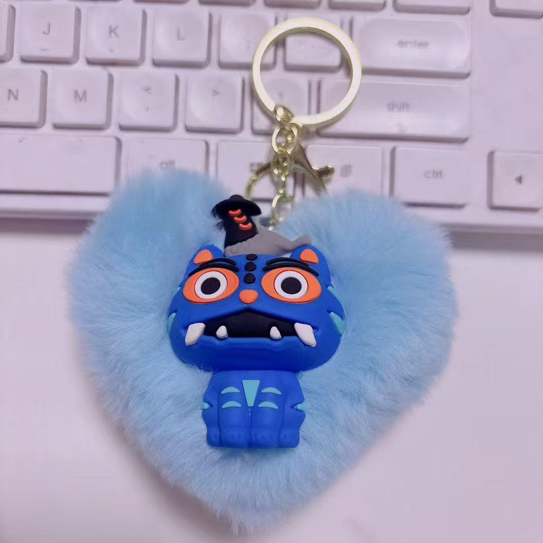 Custom Creative Cute Lovely Kpop Demon Hunters Pendant Keychain Gift For Handbag, Purse, Backpack, Car Keys
