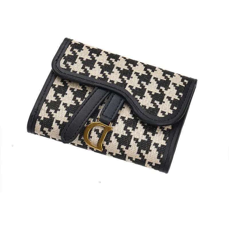 Wallet Women's Long, Large Capacity D Buckle, Card, Multi function, Three Fold Handbag dh5367226