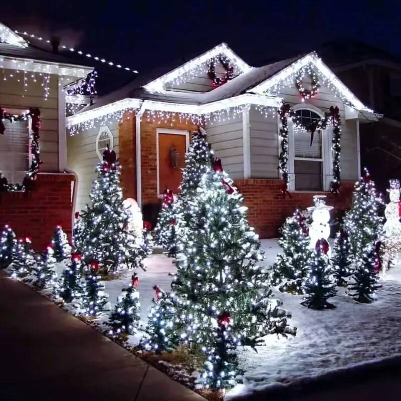 Christmas String Led Outdoor Solar with Modes Twinkle Fairy Lights for Garden Weddin Decoration ddmycat