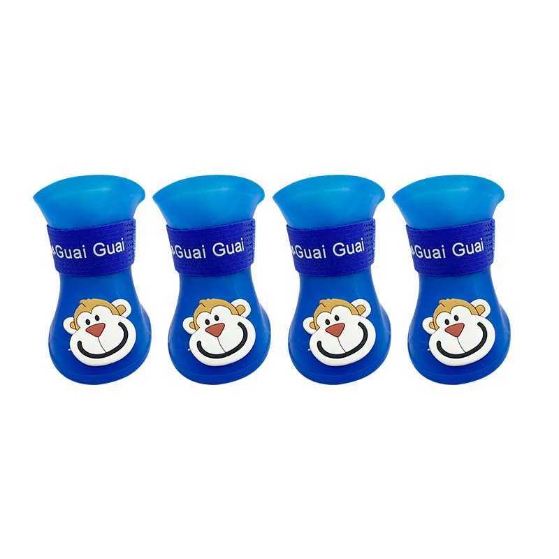 New Arrival Waterproof and anti slip rain shoes are suitable for pets outdoor shoes ankle boots supplies small medium large dogs cats pet accessories 