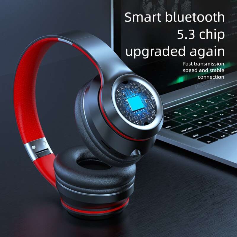 Famous Brand New Over Ear Headphones Long Battery Life Wireless Deep Bass HIFI Sound Quality Bluetooth Earphones