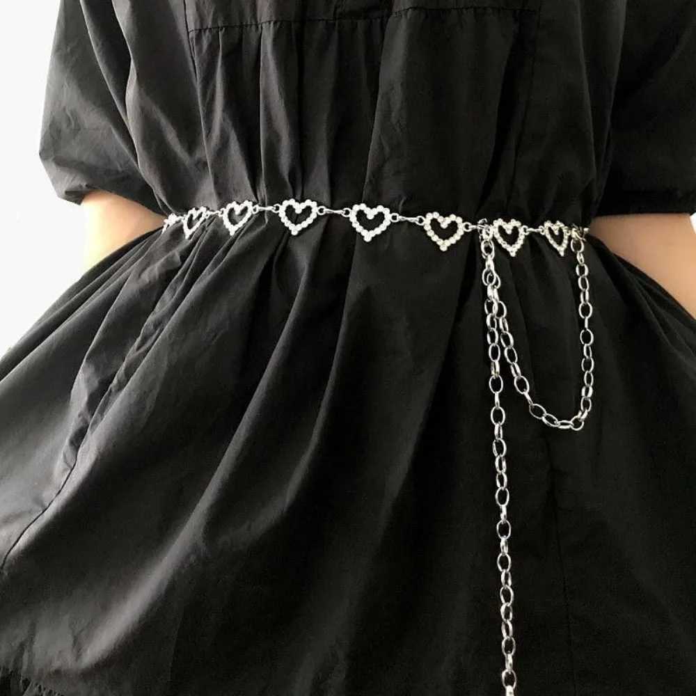 Fashionable metal waist chain for girls adjustable body chain strap abdominal jewelry jeans dress sun gold-plated X250410