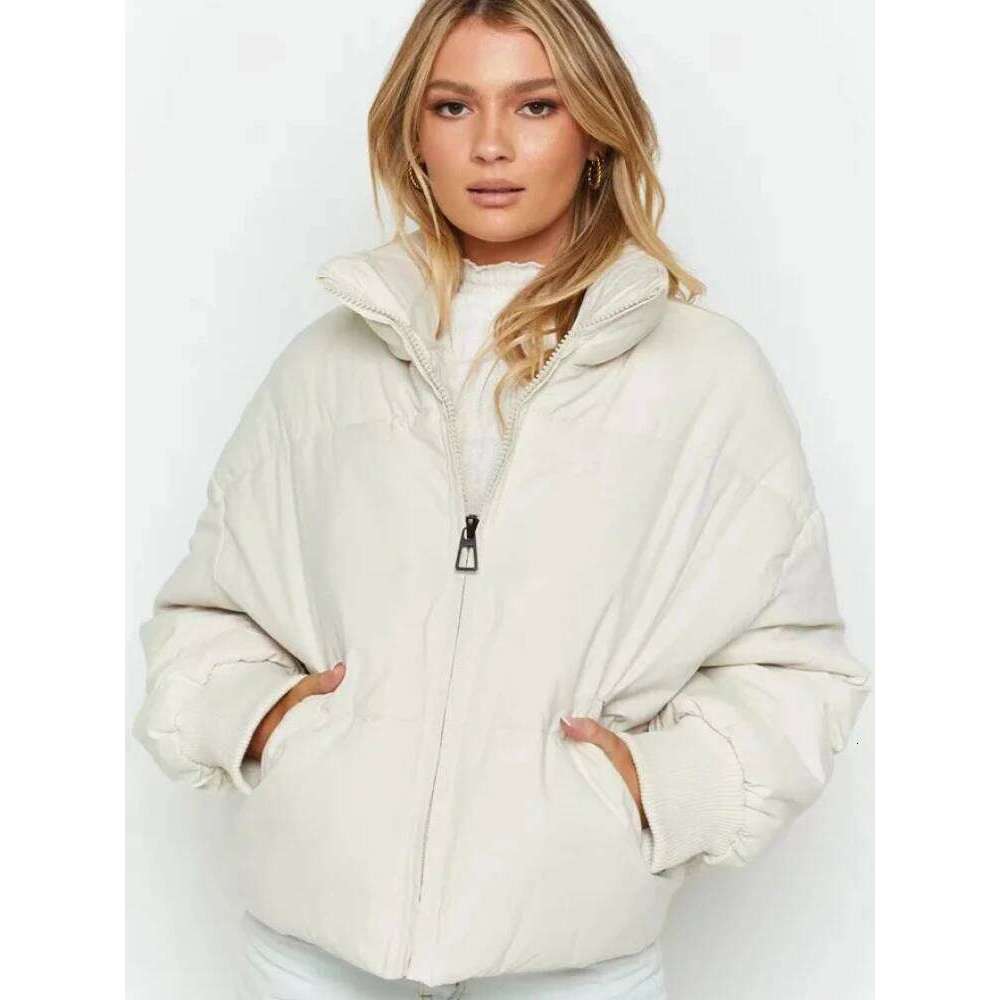 Winter Women Jacket Warm Thicken Streetwear Oversized Parkas Long Sleeve Zipper Pockets Outerwear Chic Coat New