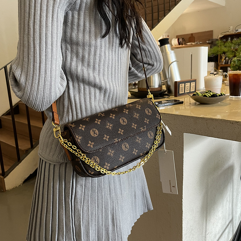 Designer Bag Fashion Leather Chain Stylish High-End Shoulder Bag Classic Letter Wallet Women's Underarm Bag Mini Versatile Handbag Luxury Tote Fa