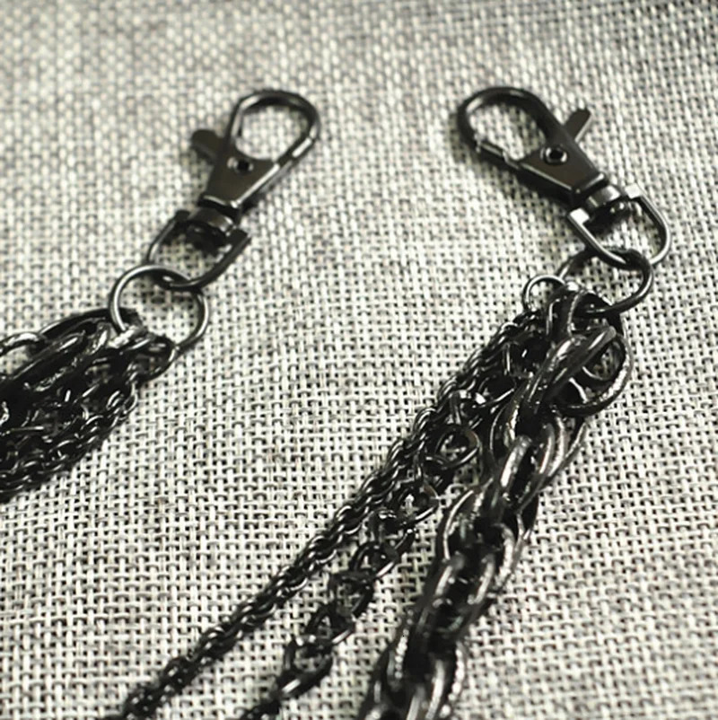 Rock Punk Pants Chain Waist Wallet Keychain Personalized Mens Hip Hop Style Retro Decoration Trend Accessories 250410