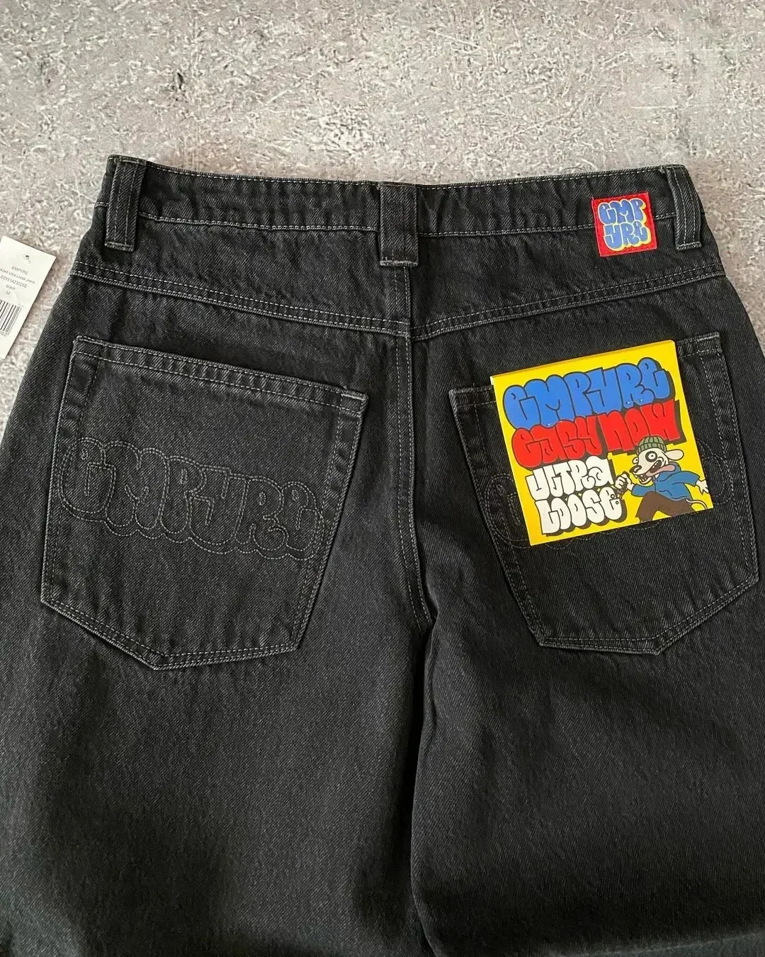 American Vintage Washed and Distressed Jeans High Street Casual Japanese Women Pants Y2k Loose Straight Fit Slim and Versatile 250409