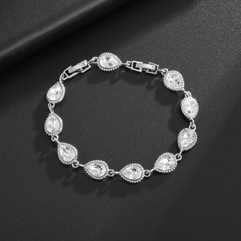 Sophisticated Rainbow Gem Beaded Bangle for Her