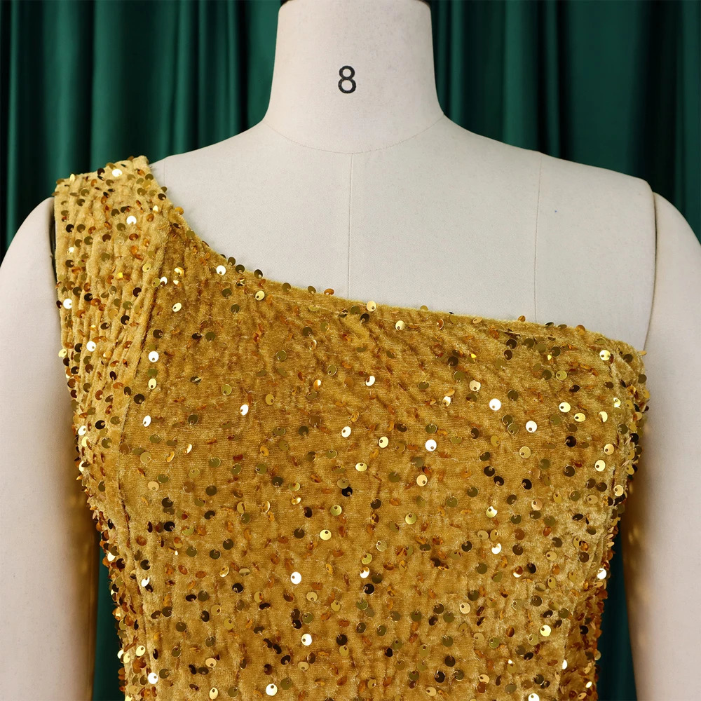 Red Black Blue Gold Yellow Sequin Dress Woman Evening Party Prom Elegant Long Party Dresses Clothes Club Costume Women 250409
