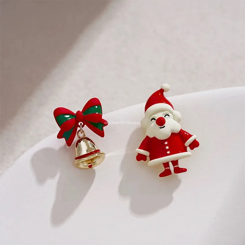 Silver Color Ear Needle Christmas Earrings Christmas Tree Pendant Hoop Earring Christmas Gifts Fashion Party Jewelry 251031