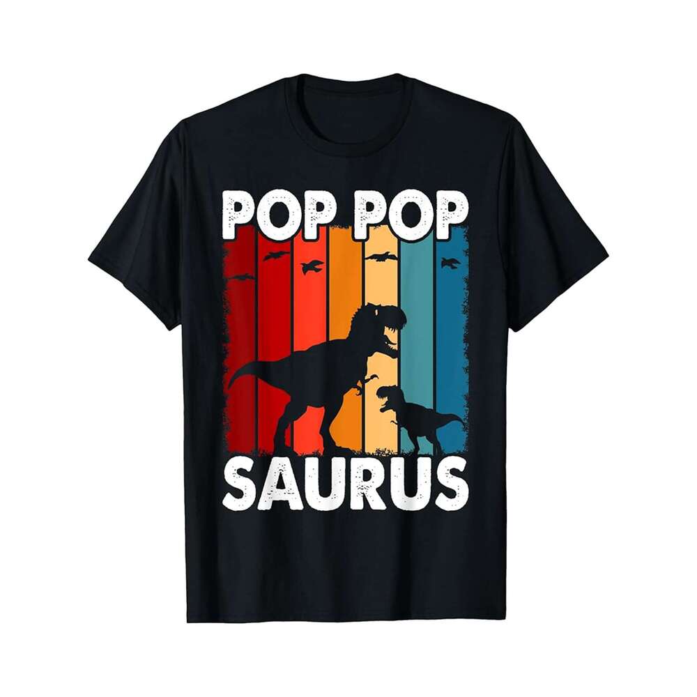 Designer T shirt Poppy-Saurus Funny Dino Dinosaur PoppySaurus - 220g T shits